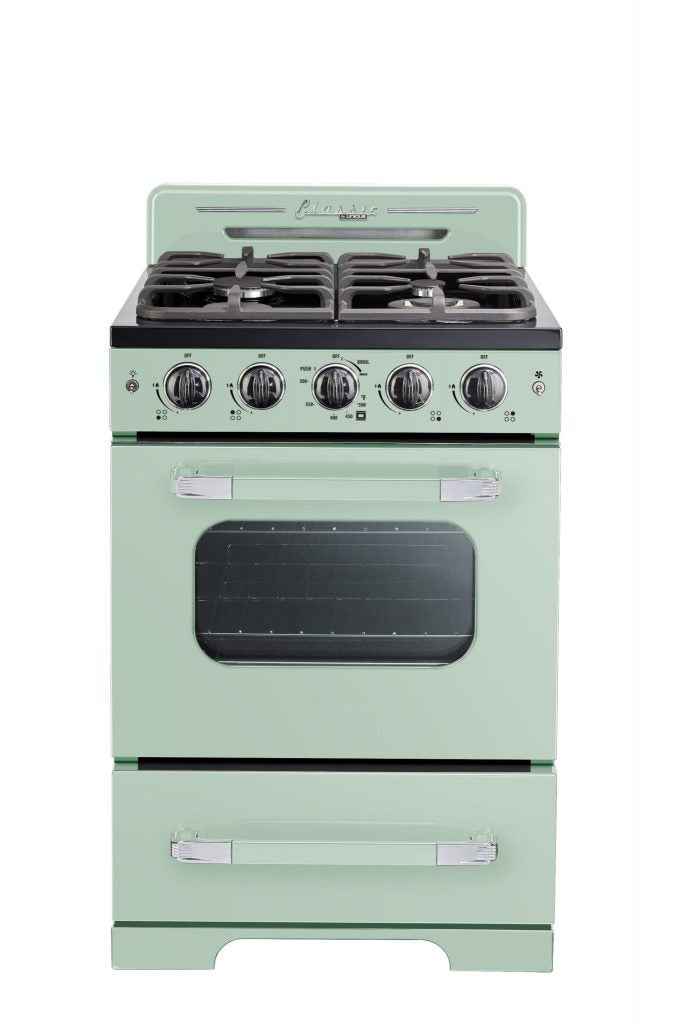 Classic Retro by Unique 24” Convection Gas Range (Electronic Ignition)
