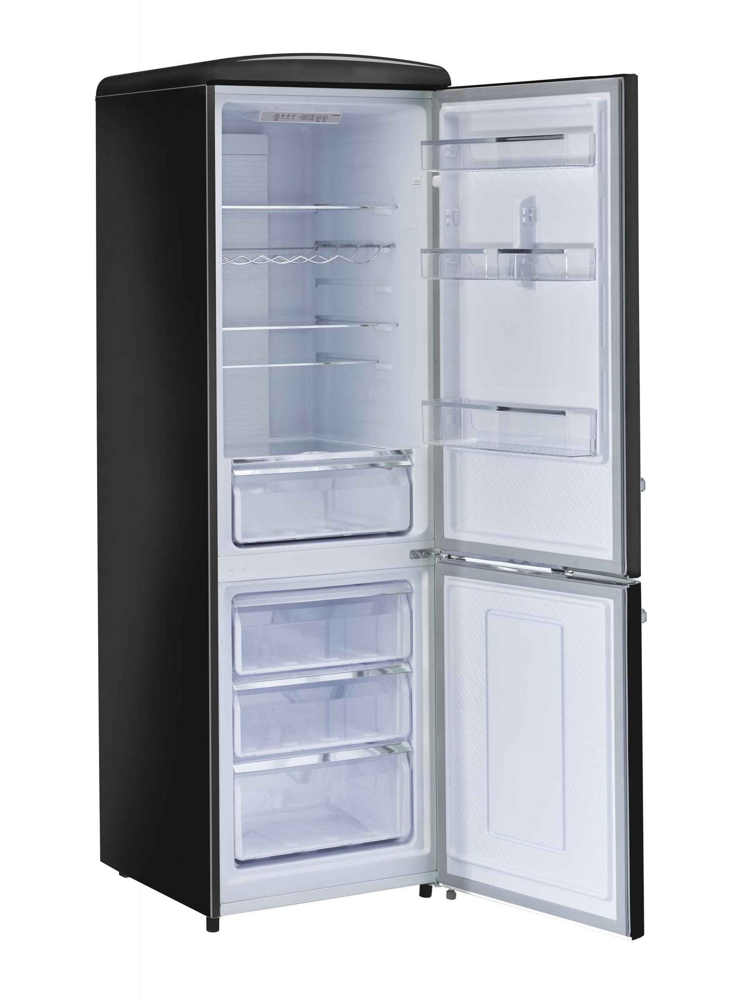 Classic Retro by Unique 12 Cu/ft Bottom Mount Refrigerator