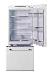 Classic Retro by Unique 18 Cu/ft. Electric Bottom-Mount Refrigerator - Canadian Off Grid