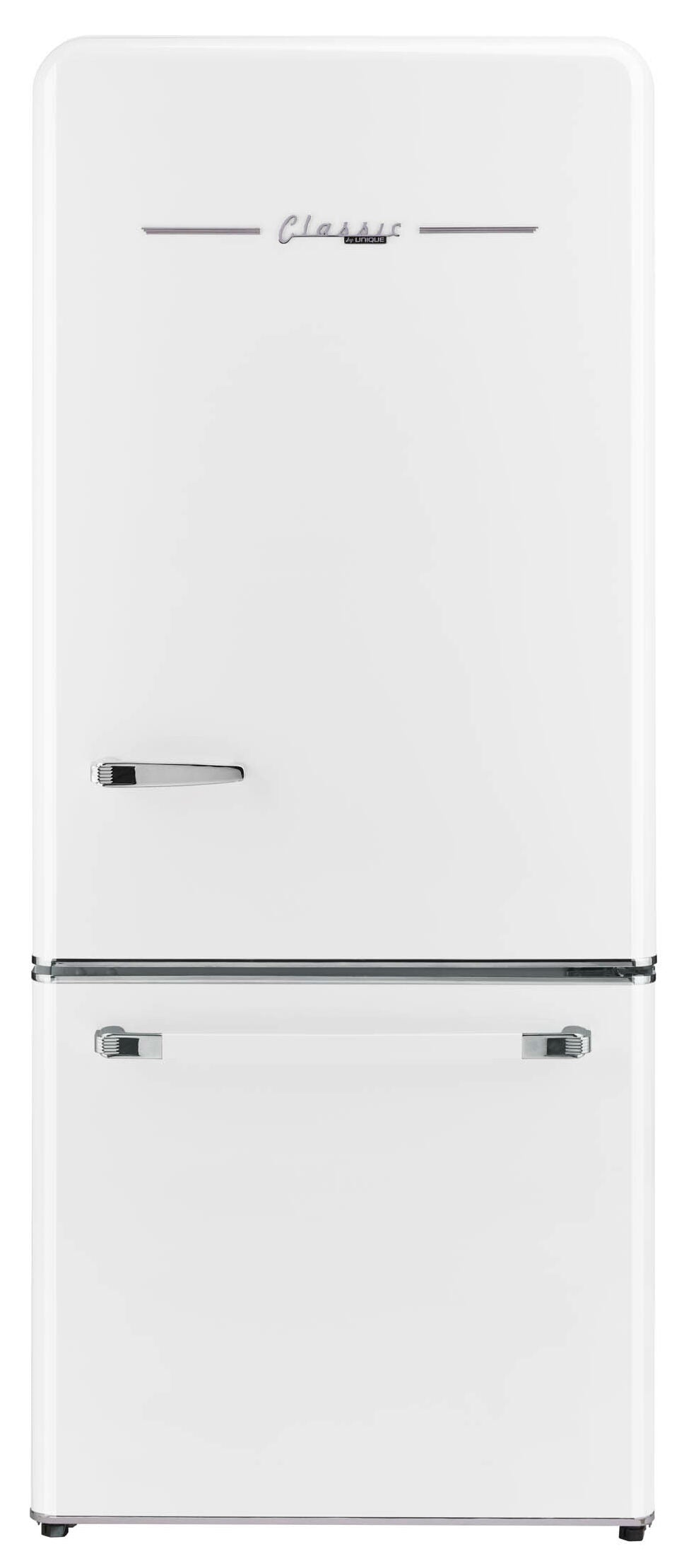 Classic Retro by Unique 18 Cu/ft. Electric Bottom-Mount Refrigerator - Canadian Off Grid