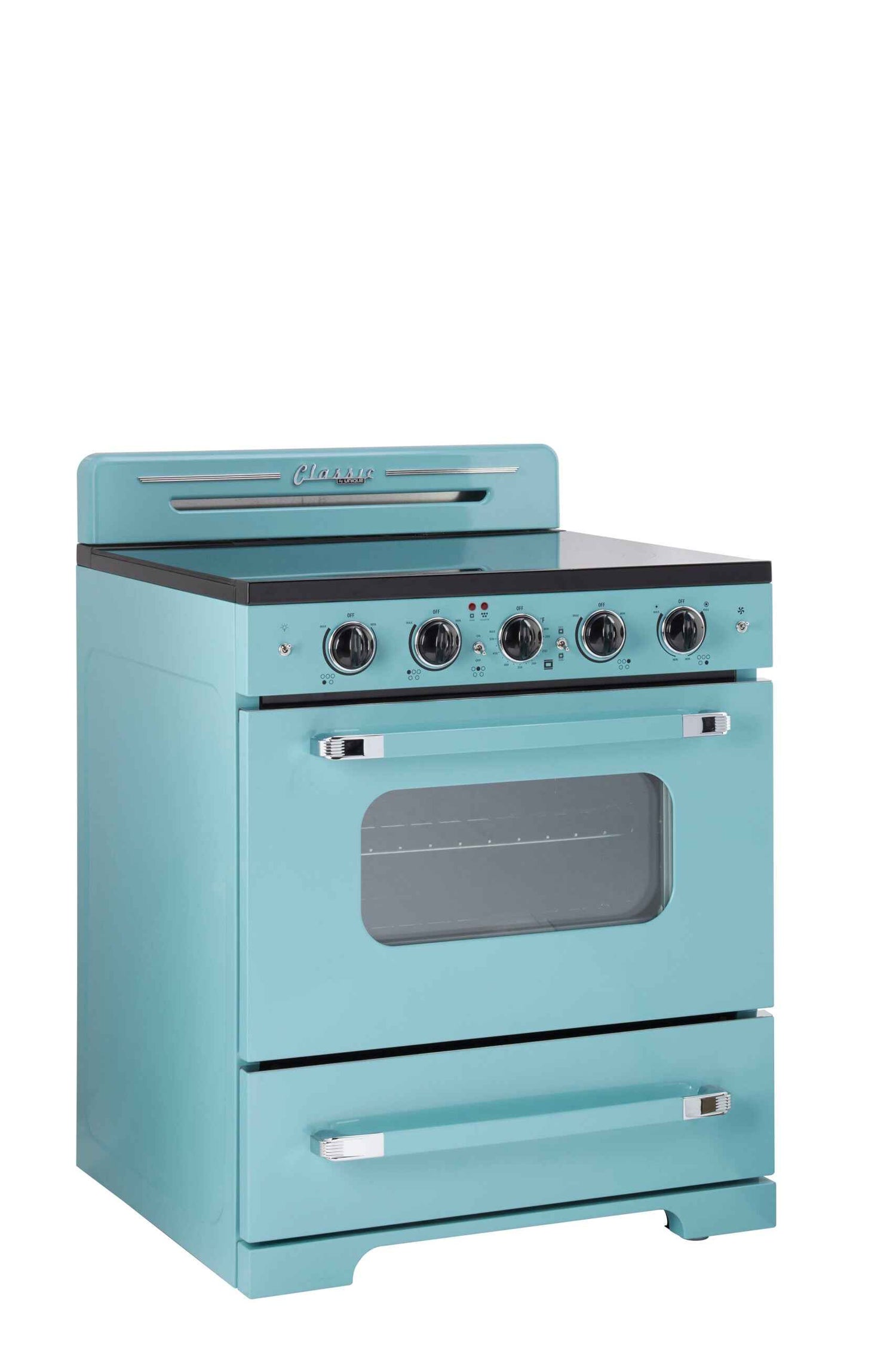 Classic Retro by Unique 30” Electric Range with Convection Oven