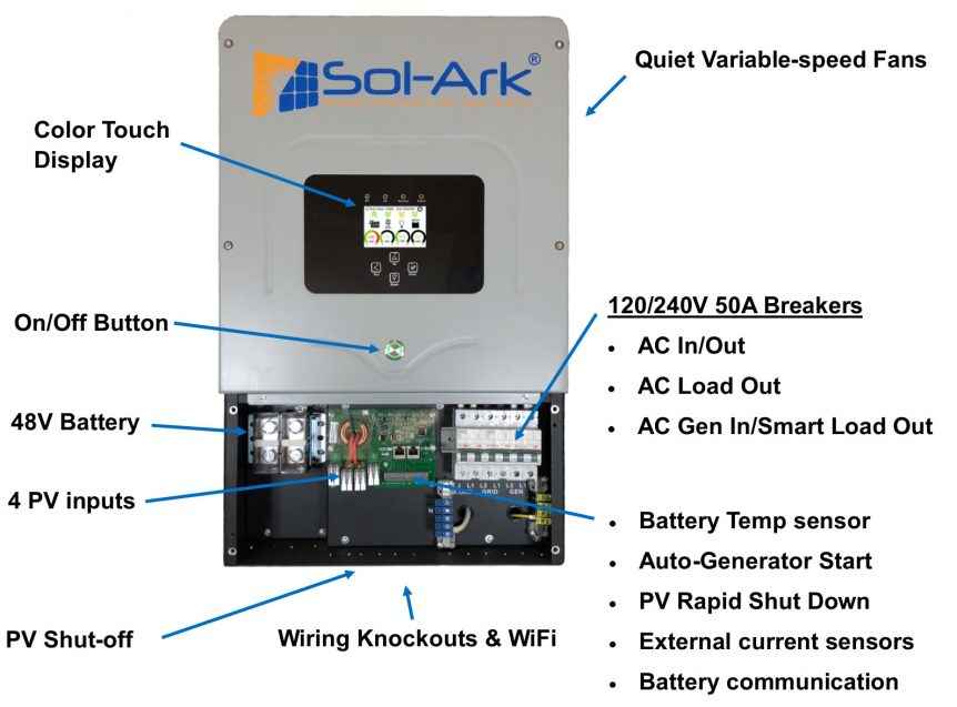 Sol-Ark 12k Hybrid Inverter All In One